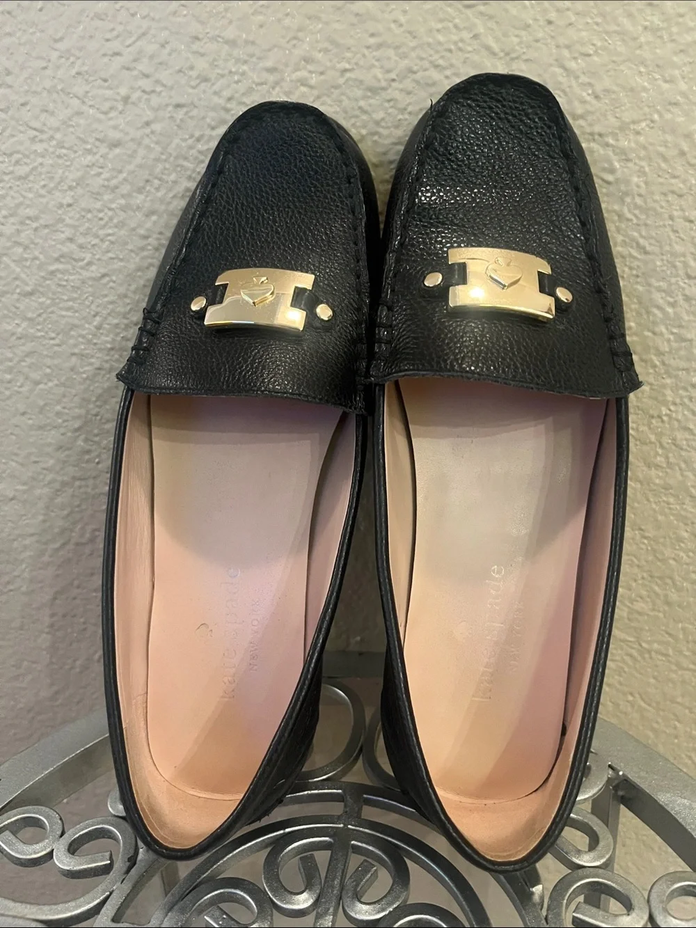 Kate Spade Black Loafers